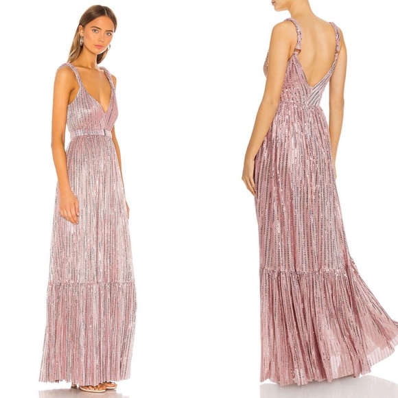 NWT Sabina Musayev Dominique Dress in Rose
Sequin Revolve - Picture 2 of 9
